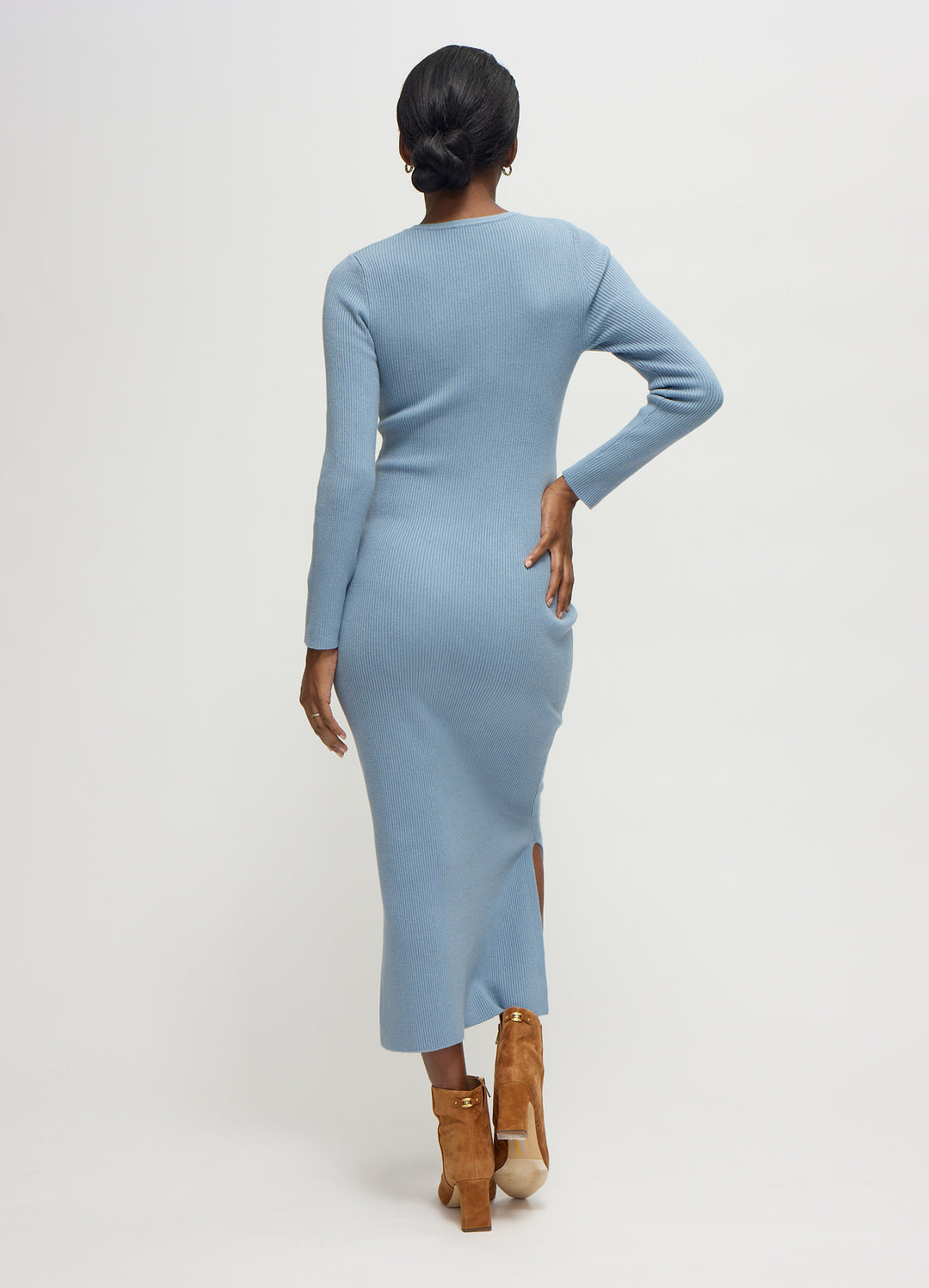 Ingrid + Isabel Maternity Long Sleeve Midi Sweater Dress