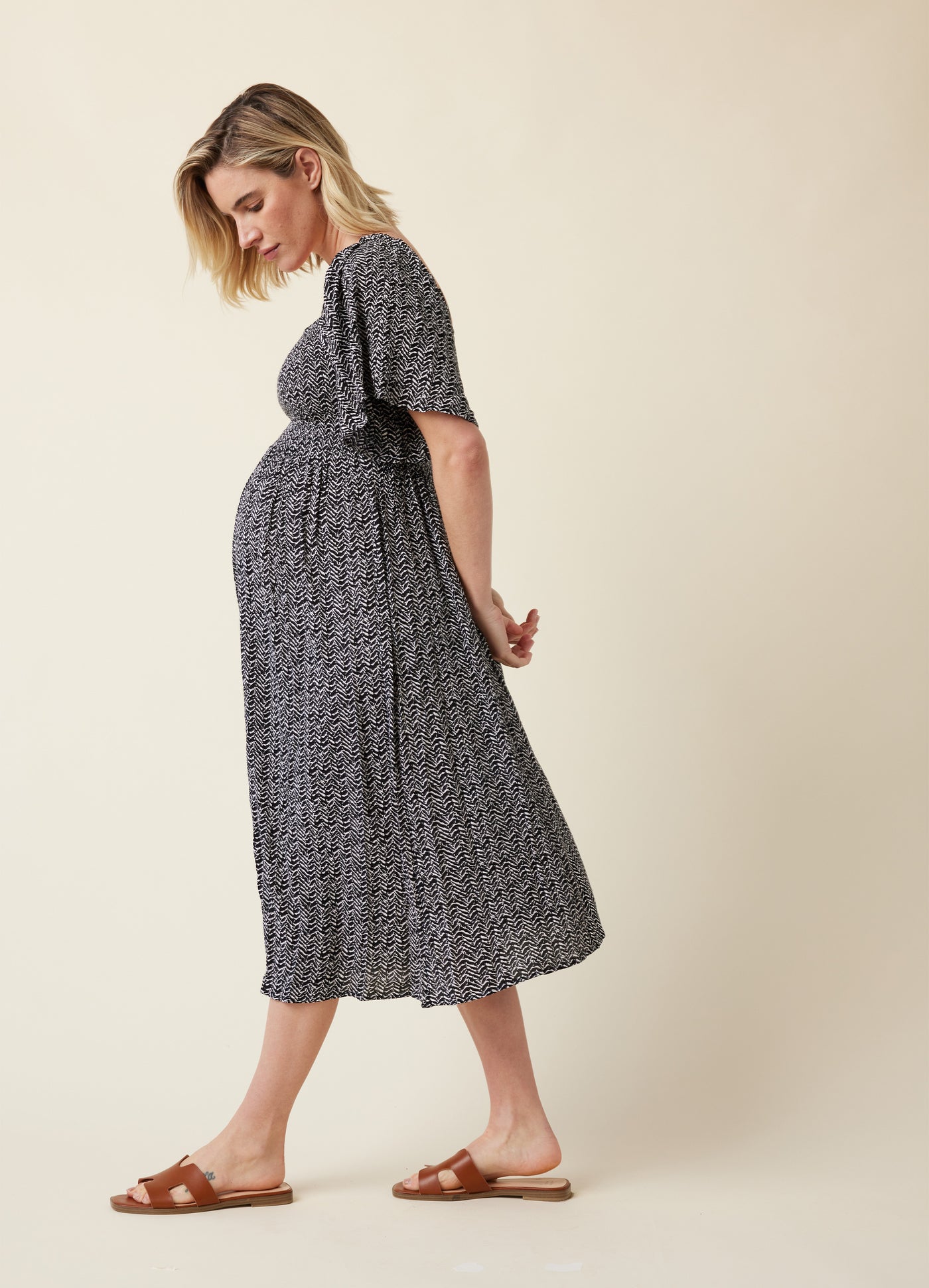 Emmy Shirred Dress Black Natural by Ripe Maternity – Ingrid & Isabel Emmy Shirred Dress Black Natural by Ripe Maternity – Ingrid & Isabel