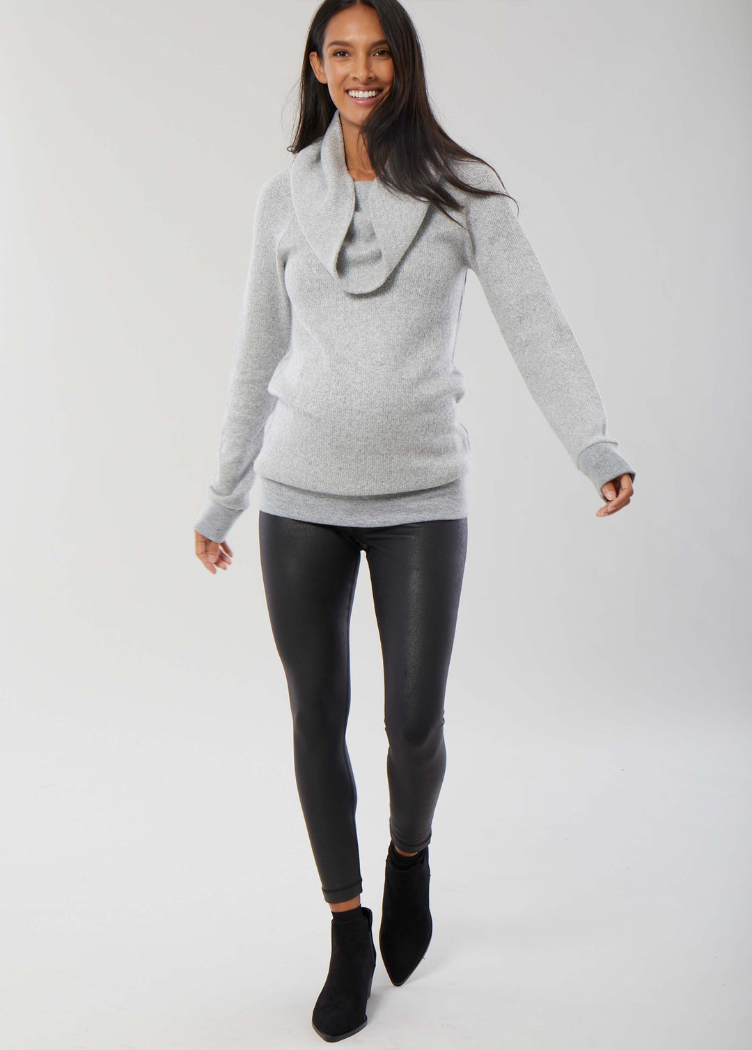 T-shirt de maternité 'Only Maternity' manches courtes - noir
