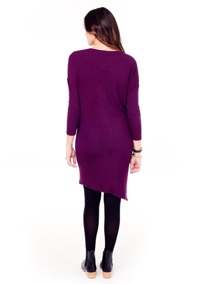 Long Sleeve Asymmetric Dress