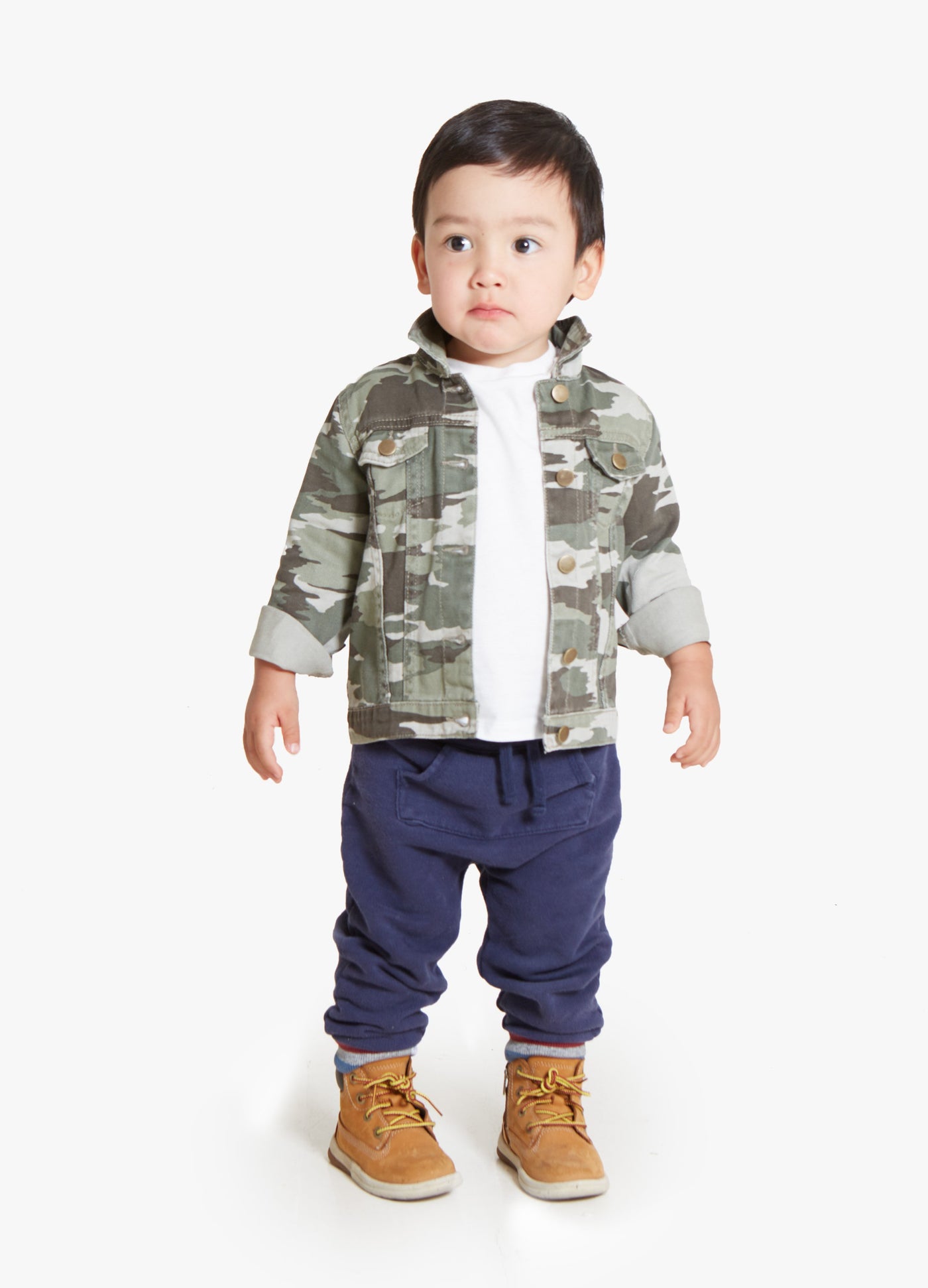 Model is 2.5 years old and wearing a 2T.||Camo::hover