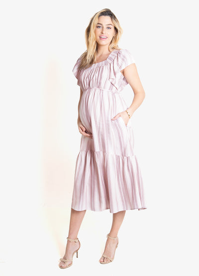 dresses^Pink Multi Stripe