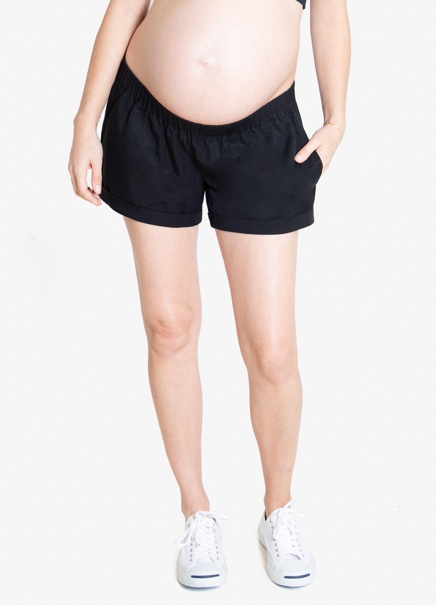 Shapewear Bike Shorts Maternity - Isabel Maternity by Ingrid & Isabel™  Black XS