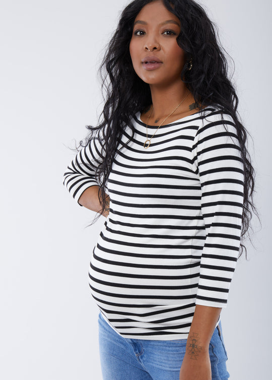 Short Sleeve Essential T-Shirt Maternity Dress - Isabel Maternity