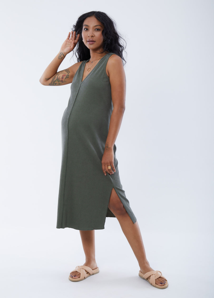 Ingrid & Isabel Women's Maternity Everywear Column Dress - Black - Small Ingrid & Isabel Women's Maternity Everywear Column Dress - Black - Small