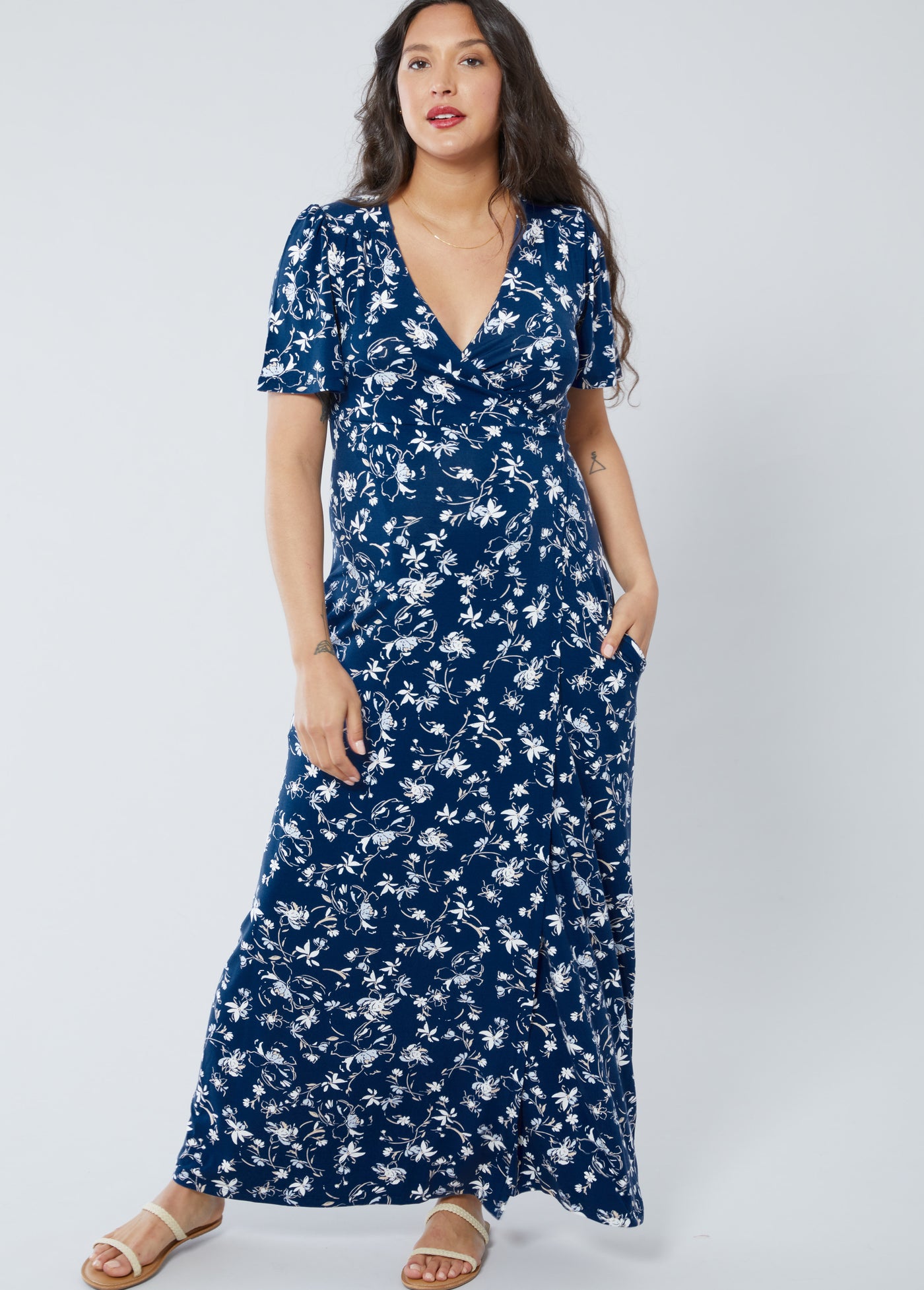 ||Navy Floral