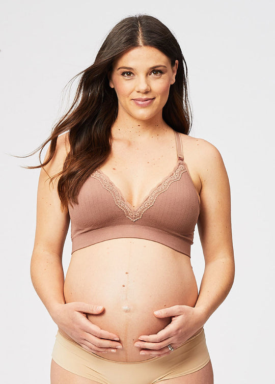 Nude Maternity Seamless Nursing Bra - Isabel Maternity by Ingrid & Isa –  Bellies to Bellies