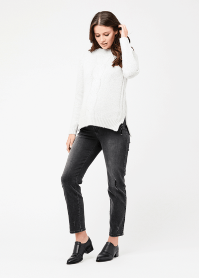 Cable Knit Nursing Sweater